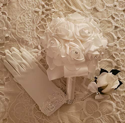 دستکش توری عروسی BABEYOND دستکش کوتاه زنانه برای مهمانی چای دستکش مچی ضیافت دستکش رقص تابستانی Image