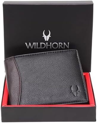 کیف پول مردانه چرمی طبیعی با محافظ WildHorn® RFID