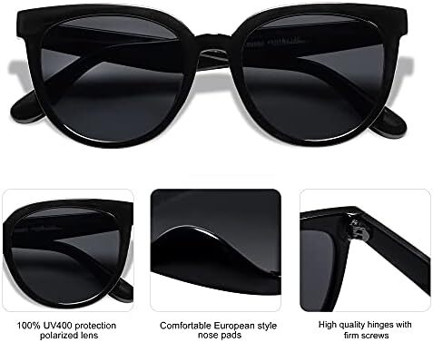 عینک آفتابی SOJOS Fashion Square Aviators برای زنان با لنز آینه تخت SJ1082 Image