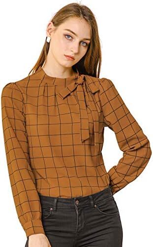 یقه پاپیون زنانه آلگرا K پیراهن بلوز تاپ کار اداری Image