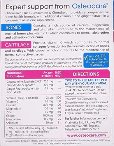Vitabiotics Osteocare Glucosamine & Chondroitin، 60 قرص Image