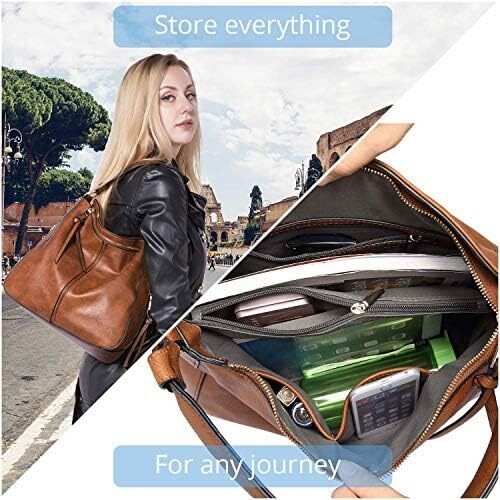 INOVERA (LABEL) کیف دستی زنانه کیف سرشانه ای با بند بلند Image