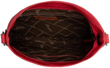 کیف های زنانه رانگلر هوبو کیف های شانه ای نواری نخی راه راه و کیف های دستی با بند Image