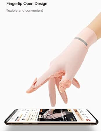 دستکش ضد آفتاب زنانه Beauenty دستکش ضد آفتاب ضد آفتاب دستکش ضد آفتاب با صفحه لمسی دستکش رانندگی زنانه Image