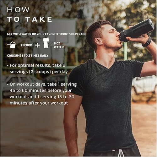 دمنوش ماسل‌تک پلاتینیوم 100% تقویت‌کننده گلوتامین، ریکاوری عضلانی، مکمل گلوتامین پلاسما و مواد ممنوعه پس از تمرین، ال‌گلوتامین برای مردان و زنان، بدون طعم 300 گرم Image