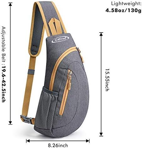 G4Free Sling Small Bags Shoulder کوله پشتی بسته قفسه سینه کیف کراس بادی کوله پشتی Image