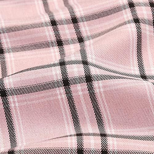 دامن های کوتاه چهارخانه گوتیک IDEALSANXUN برای دامن های چهارخانه کمر بلند زنانه Image