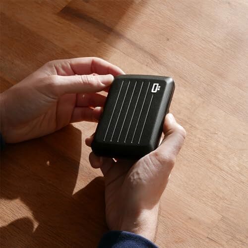 کیف پول هوشمند آلومینیومی V2 - گیره فلزی - نگهدارنده کارت مسدود کننده RFID - دارای حداکثر 10 کارت و اسکناس Image
