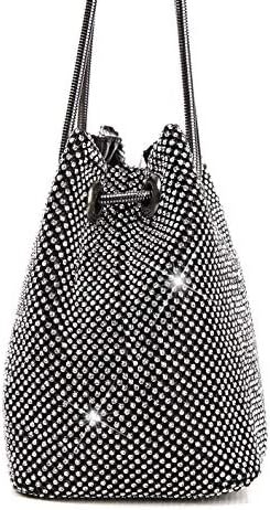 Mogor زنانه مثلث Bling براق کیف تاج جعبه کلاچ شب کیف های لوکس مهمانی Image