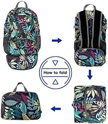 کوله پشتی کوچک تاشو فوق سبک WATERFLY: 20 لیتری کوله پشتی کوهنوردی با قابلیت بسته بندی سبک وزن کوله پشتی کوهنوردی در فضای باز کوله پشتی ورزشی در فضای باز کوله پشتی مسافرتی زنانه مردانه Image