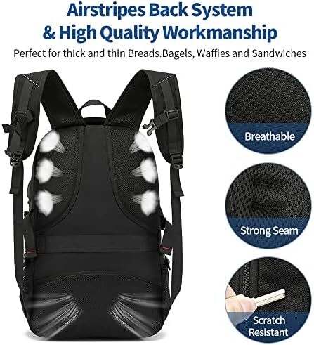 کوله پشتی مسافرتی XQXA، کوله پشتی پیاده روی ضد آب با ظرفیت 45 لیتری کوله پشتی لپ تاپ 17.3 اینچی مردانه کوله پشتی کوهنوردی زنانه برای کمپینگ ورزشی در فضای باز Image