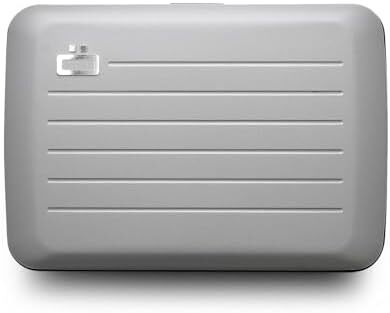 کیف پول هوشمند آلومینیومی V2 - گیره فلزی - نگهدارنده کارت مسدود کننده RFID - دارای حداکثر 10 کارت و اسکناس Image