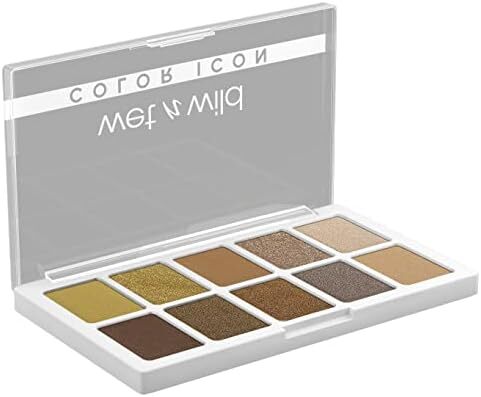 Wet n Wild Color Icon 10 Pan Palette، پالت سایه چشم، 10 رنگ غنی از رنگدانه برای آرایش روزمره، فرمول طولانی مدت و ترکیب آسان، Call Me Sunshine، 0.42 اونس (بسته 1 عددی) Image