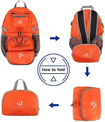 کوله پشتی کوچک تاشو فوق سبک WATERFLY: 20 لیتری کوله پشتی کوهنوردی با قابلیت بسته بندی سبک وزن کوله پشتی کوهنوردی در فضای باز کوله پشتی ورزشی در فضای باز کوله پشتی مسافرتی زنانه مردانه Image