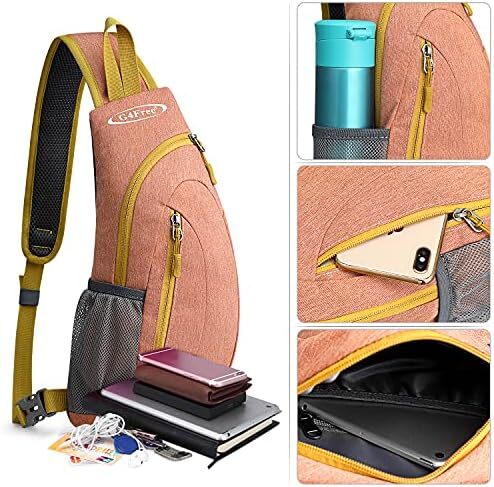 G4Free Sling Small Bags Shoulder کوله پشتی بسته قفسه سینه کیف کراس بادی کوله پشتی Image