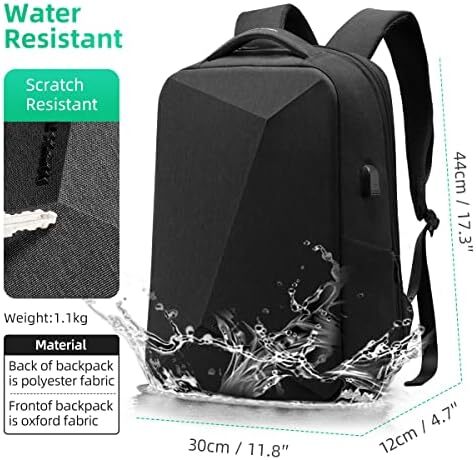 کوله پشتی ضد آب مارک رایدن لپ تاپ 15.6 اینچی برای مدرسه مسافرتی با قفل TSA، مشکی Image