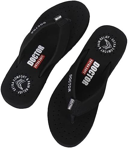 DOCTOR EXTRA SOFT Ortho Care زنانه ارتوپدی و دیابتی احساس خوب فوق العاده راحت Dr Sliders فلیپ فلاپ و دمپایی خانه برای زنان و دختران OR-D-16 Image