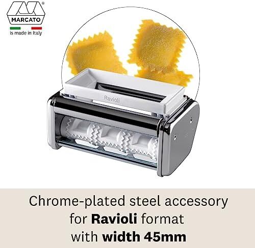 چسب کاتر مارکاتو، ساخت ایتالیا، با دستگاه پاستا اطلس 150 کار می کند 7.25 x 4.5 اینچ 8323 Image