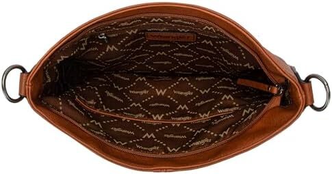 کیف های زنانه رانگلر هوبو کیف های شانه ای نواری نخی راه راه و کیف های دستی با بند Image