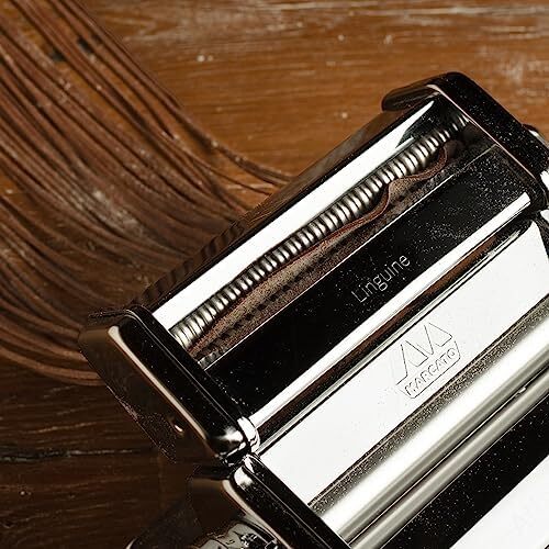 چسب کاتر مارکاتو، ساخت ایتالیا، با دستگاه پاستا اطلس 150 7 x 2.75 اینچ AC-150-LIN کار می کند Image