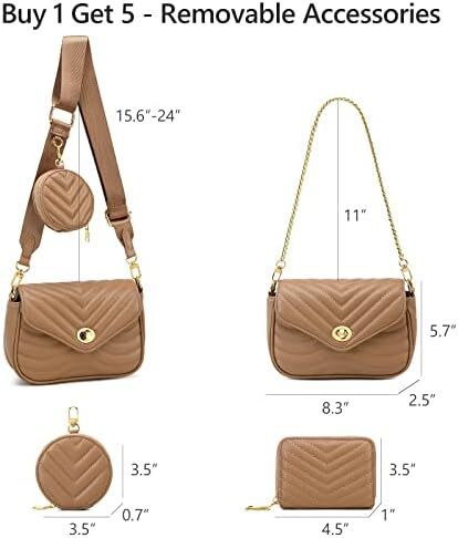 کیف زنانه جیهان جیهان بادی جیهان کیف دستی شانه ای طرح دار کیف کوچک Image