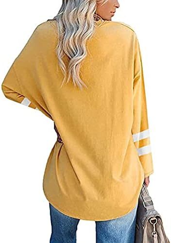 تی‌شرت زنانه یقه گرد/ویژه زنانه زنانه نیم‌آستین تی‌شرت‌های بیسبال سایز بزرگ تاپ‌های تونیک Image