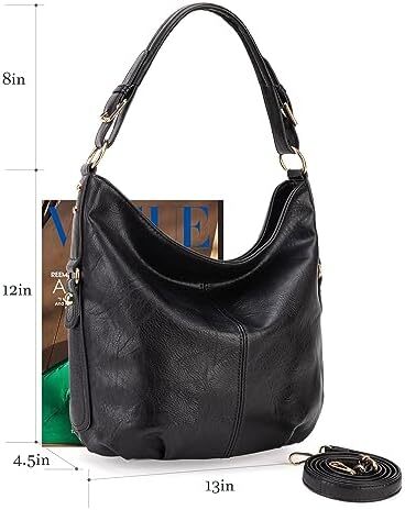 کیف دستی زنانه مونتانا West Hobo کیف های بزرگ و کیف های دستی با گل میخ و بند کراس بادی Image