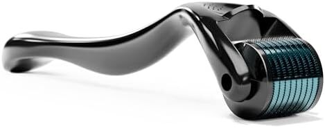 رولر درما برای رشد ریش ROSELYNBOUTIQUE با 540 سوزن میکرونیدل تیتانیوم 0.25 میلی‌متر، تحریک‌کننده رشد ریش و مو و بازسازی پوست