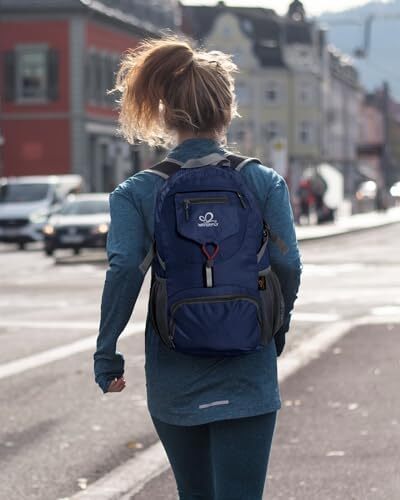 کوله پشتی کوچک تاشو فوق سبک WATERFLY: 20 لیتری کوله پشتی کوهنوردی با قابلیت بسته بندی سبک وزن کوله پشتی کوهنوردی در فضای باز کوله پشتی ورزشی در فضای باز کوله پشتی مسافرتی زنانه مردانه Image