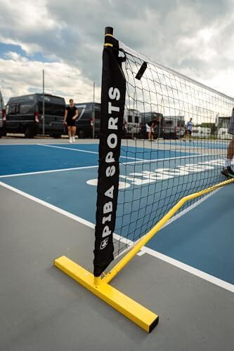 تور پیکلبال ورزشی پریمیوم PIBA - اندازه رسمی مسابقات، آسان برای مونتاژ، قوی و قابل حمل - ایده آل برای حرفه ای ها و بازیکنان سرگرمی Image