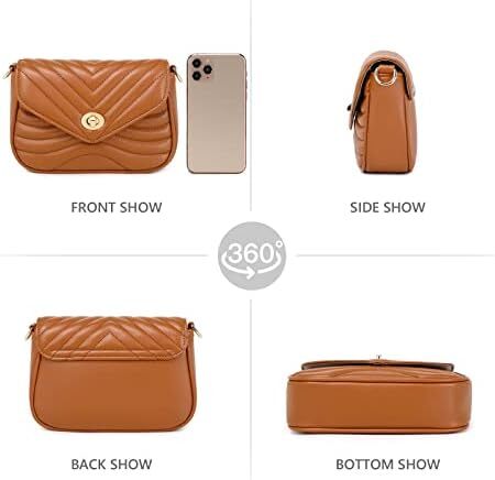 کیف زنانه جیهان جیهان بادی جیهان کیف دستی شانه ای طرح دار کیف کوچک Image