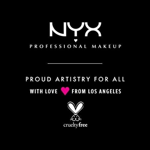 رژ لب مایع NYX PROFESSIONAL MAKEUP، کرم لب سبک، فینیش مات پودری، اپلیکاتور نرم پفی، پودر پف لیپی، Squad Goals، 0.021 کیلوگرم Image