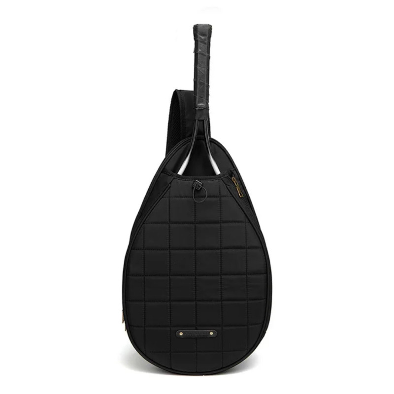 کیف کوله‌پشتی راکت تنیس با ظرفیت بالا و روکش مقاوم در برابر آب | مناسب تنیس، راکتبال و اسکواش سفید رنگ Image