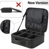 کیف لوازم آرایشی مسافرتی دو زیپ با تقسیم‌بندی قابل تنظیم Thumbnail