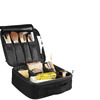 کیف لوازم آرایشی مسافرتی دو زیپ با تقسیم‌بندی قابل تنظیم Thumbnail