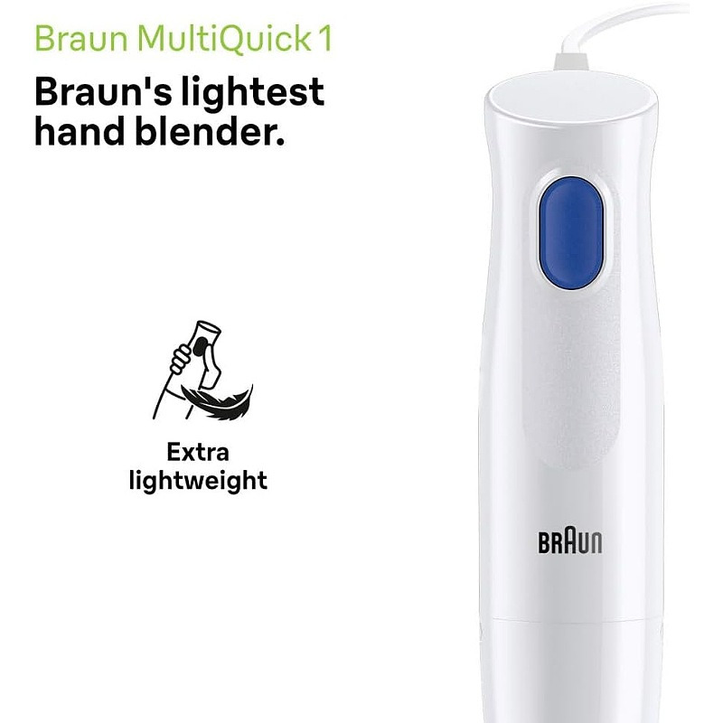 گوشت کوب برقی مولتی‌ کوییک براون اصل (Braun) 450 وات مدل MQ 10.001P Image
