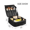 کیف لوازم آرایشی مسافرتی دو زیپ با تقسیم‌بندی قابل تنظیم Thumbnail