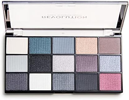 Makeup Revolution، پالت سایه چشم Reloaded، Blackout، 15 سایه، 16.5 گرم Image