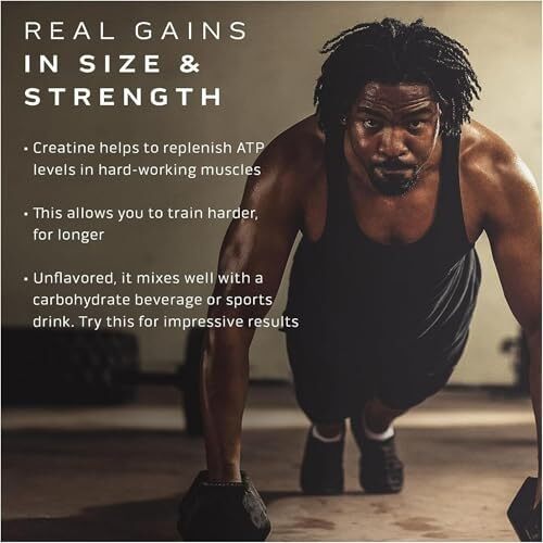 پودر ماسل تک پلاتینیوم 100% کراتین مونوهیدرات ریکاوری خالص میکرونیزه عضلانی، کمک به افزایش قدرت عضلانی، افزایش قدرت و افزایش عملکرد برای مردان و زنان، بدون طعم 400 گرم Image
