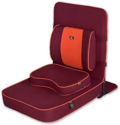 FOM (دوستان مدیتیشن) ® صندلی مدیتیشن بودا آرامش‌بخش بسیار بزرگ. صندلی کف / صندلی یوگا / صندلی مدیتیشن با تکیه گاه پشتی و کوسن مدیتیشن / صندلی مدیتیشن Image