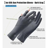 دستکش ضد آفتاب و ضد برنزه شدن UV Protection Gloves خاکستری تیره، محافظ پوست دست در برابر اشعه خورشید، مناسب برای استفاده روزانه و رانندگی Thumbnail