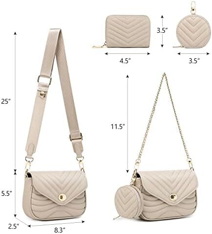 کیف زنانه جیهان جیهان بادی جیهان کیف دستی شانه ای طرح دار کیف کوچک Image