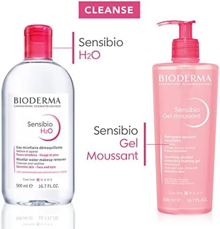 Bioderma - Sensibio H2O - پاک کننده آرایش آب میسلار، 33.4 Fl Oz Image