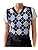 جلیقه ژاکت بافتنی Hyipels Argyle زنانه Y2K لباس بافتنی چهارخانه مدل لباس بافتنی Preppy Style V یقه تاپ تانک دخترانه Thumbnail