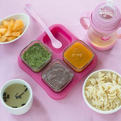 جوانه‌های سبز I بازی، لیوان شیشه‌ای با نی و درب سبک صورتی Image