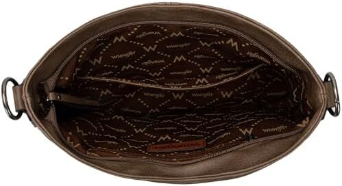 کیف های زنانه رانگلر هوبو کیف های شانه ای نواری نخی راه راه و کیف های دستی با بند Image