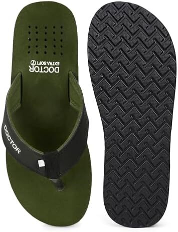 دمپایی DOCTOR EXTRA SOFT Ortho Care دمپایی ارتوپدی و دیابتی Super Fit Comfort Doctor دمپایی، دمپایی دکتر، دمپایی دمپایی، اسلاید و دمپایی هاوس برای مردان D-24 Image