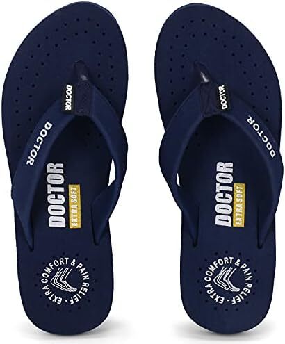 DOCTOR EXTRA SOFT Ortho Care زنانه ارتوپدی و دیابتی احساس خوب فوق العاده راحت Dr Sliders فلیپ فلاپ و دمپایی خانه برای زنان و دختران OR-D-16 Image