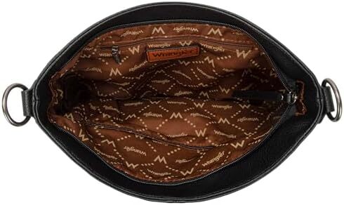 کیف های زنانه رانگلر هوبو کیف های شانه ای نواری نخی راه راه و کیف های دستی با بند Image