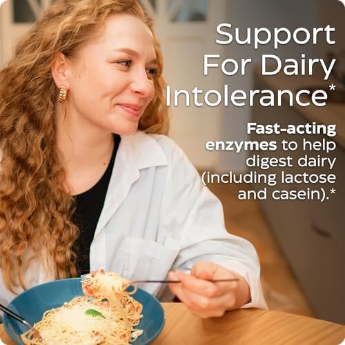 انزیمدیکا لاکتو، فرمول حداکثری برای عدم تحمل لبنیات، با آنزیم‌های لاکتاز و پروتئاز، تسکین‌دهنده ناراحتی‌های گوارشی، 90 کپسول (90 وعده) Image